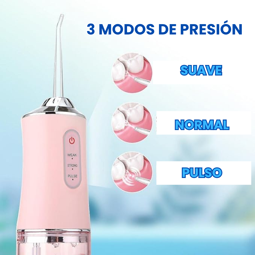 Irrigador Dental Recargable Portátil