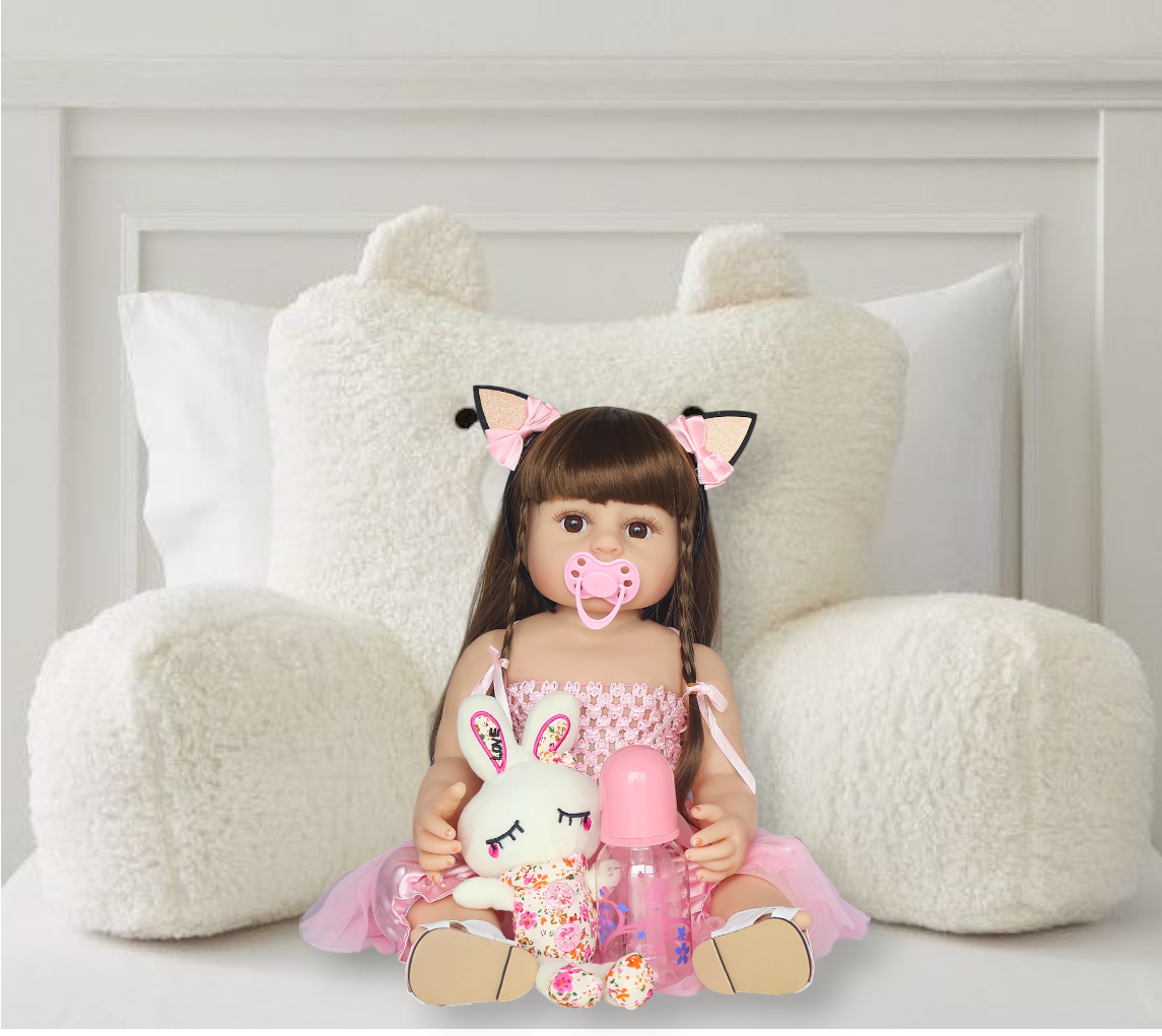 Muñeca Bebe Reborn Real Cuerpo Completo Silicona