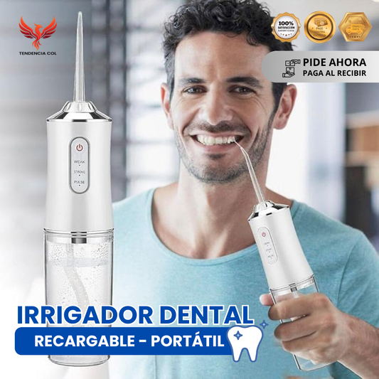 Irrigador Dental Recargable Portátil