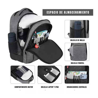 Mochila con ruedas resistente al agua