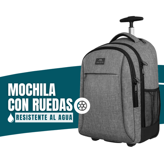 Mochila con ruedas resistente al agua