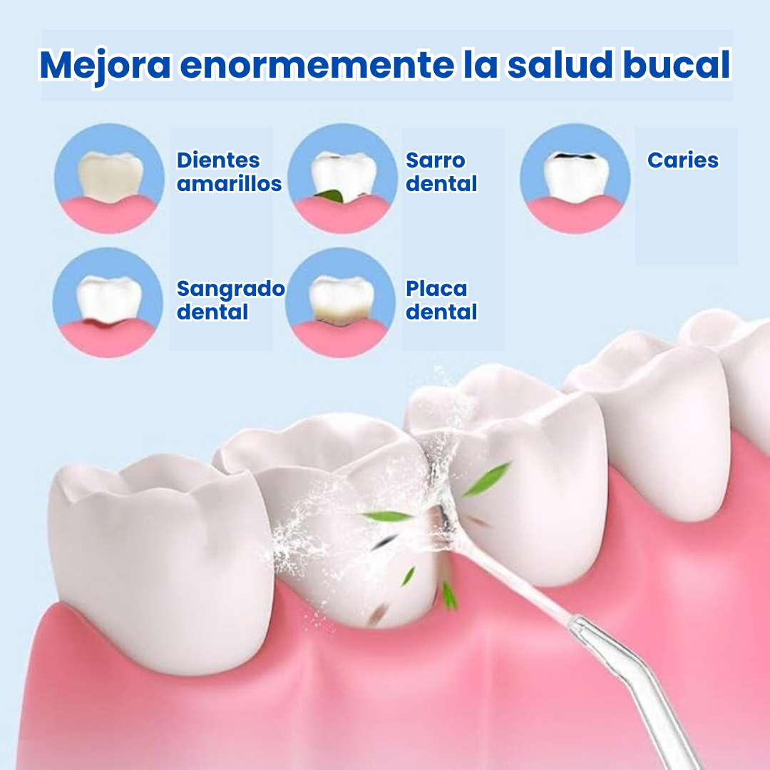 Irrigador Dental Recargable Portátil