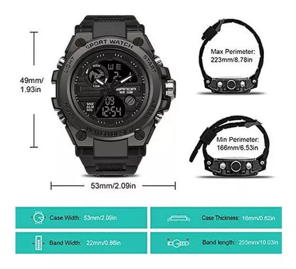 Combo Reloj Sanda + Audífonos M10