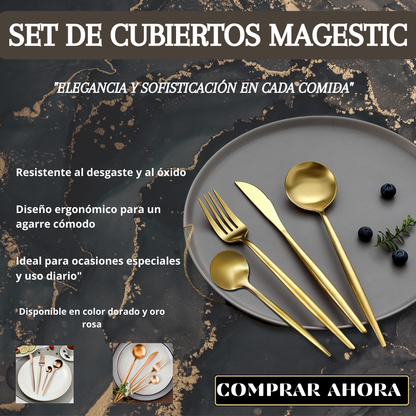 Set De Cubiertos Majestic