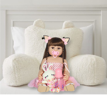 Muñeca Bebe Reborn Real Cuerpo Completo Silicona