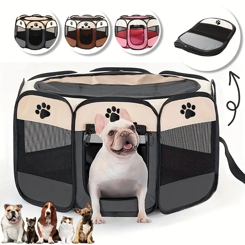 Corral Para Mascotas Plegable