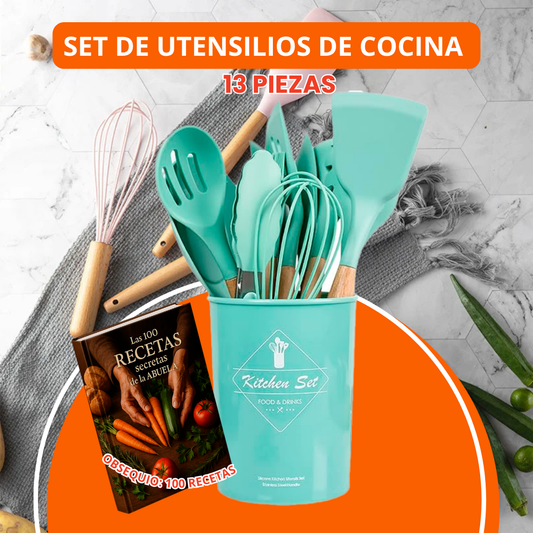 Set De Utensilios de Cocina X13 piezas